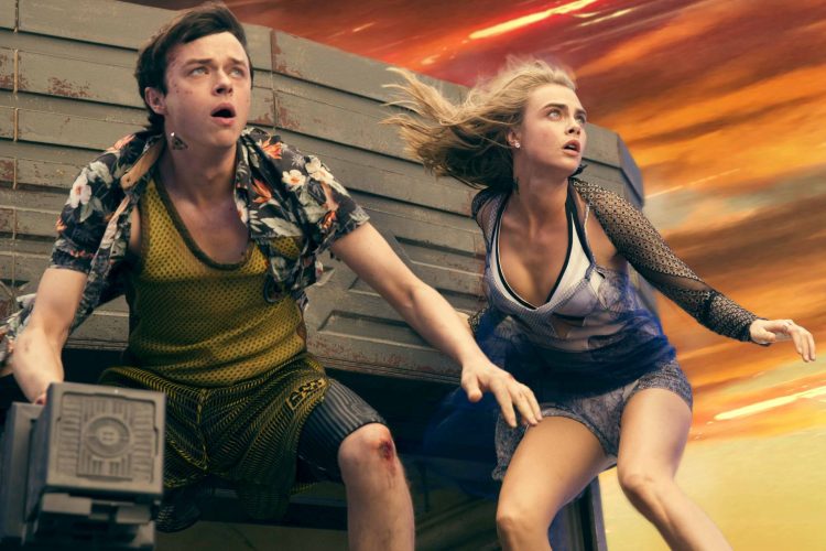 Dane DeHaan and Cara Delevignge in Luc Besson's VALERIAN AND THE CITY OF A THOUSAND PLANETS