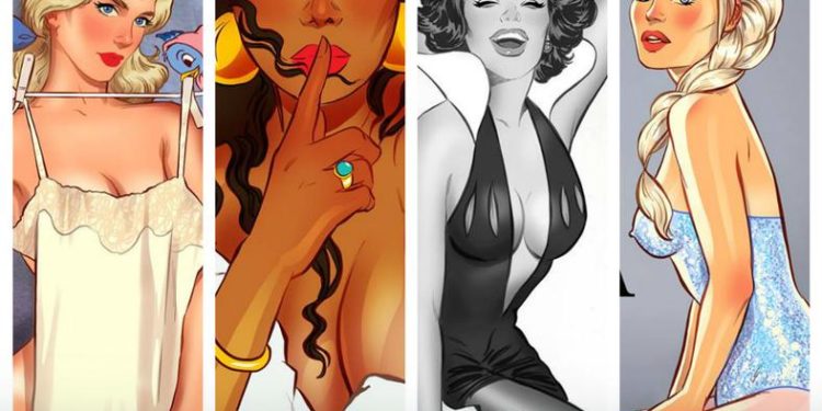 Diznijeve princeze/Photo: facebook@@A.different.type.of.Art