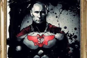 Superputin/Photo: twitter.com/Julian Röpcke