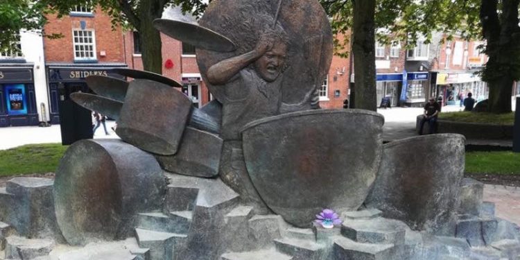Džon Bonam, skulptura/Photo: facebook@robertplant