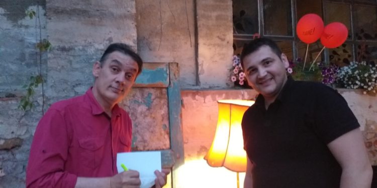 Igor Marojević, promocija romana "Tuđine"/Photo: IM promo