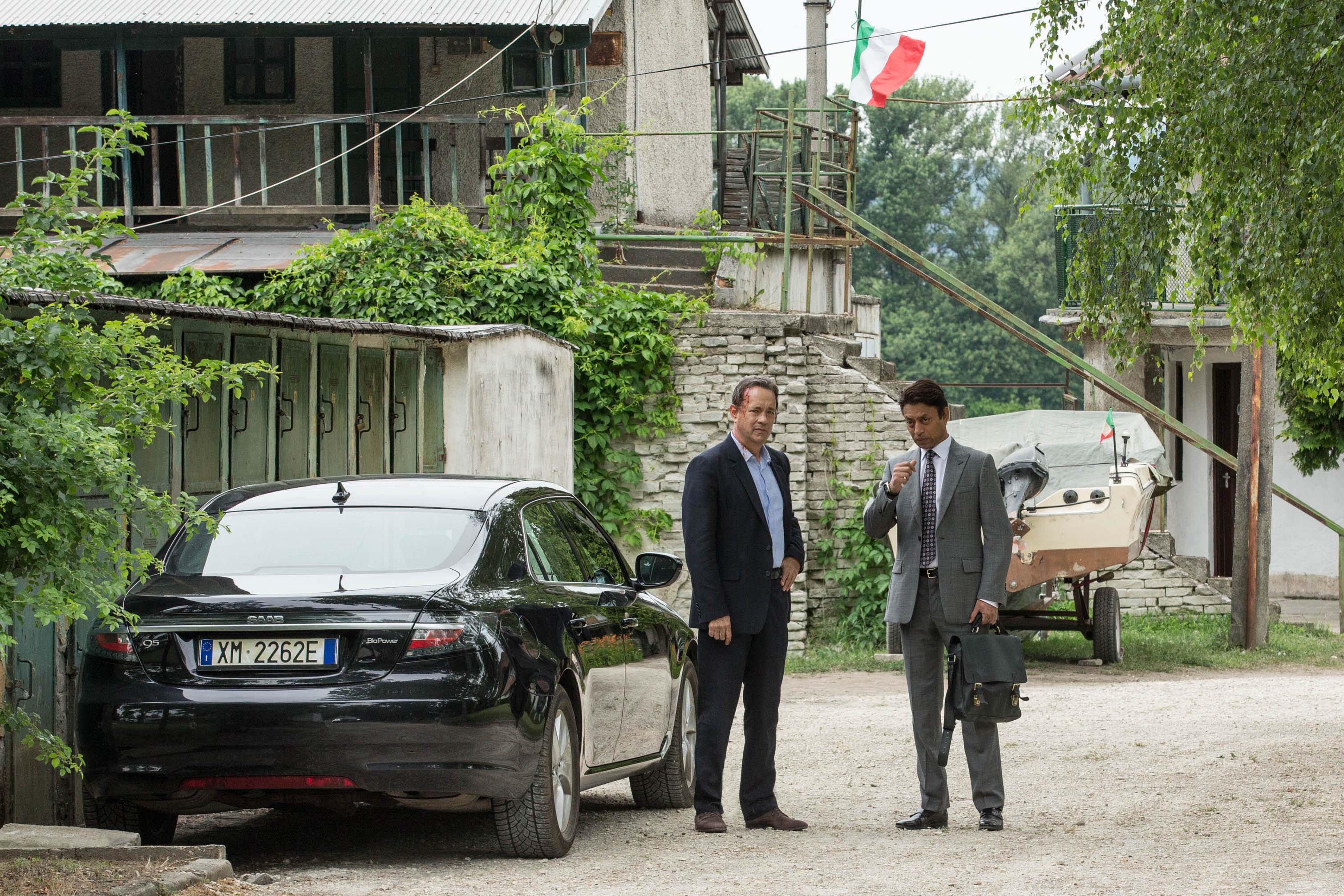 Tom Hanks and Irrfan Kahn star in Columbia Pictures' "Inferno," also starring Felicity Jones.