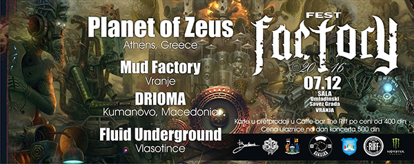 Fabrika teškog metala: Factory Fest uskoro u Vranju