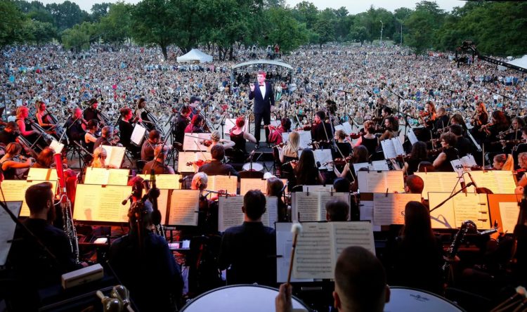 Beogradska filharmonija, koncert na otvorenom/ Photo: Facebook @bgfilharmonija