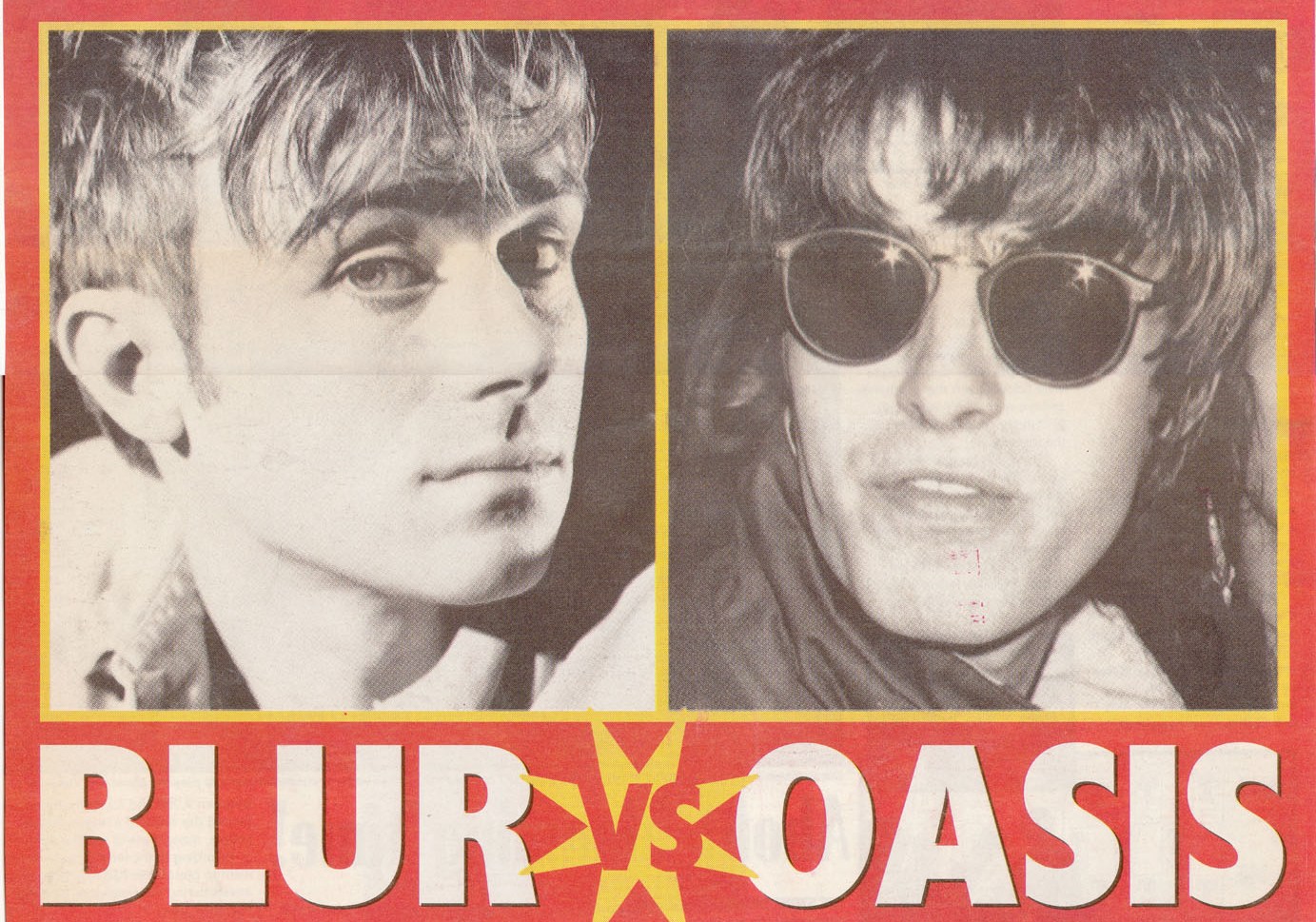 Blur vs Oasis/reprint NME