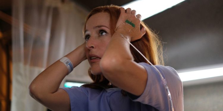 THE X-FILES: Gillian Anderson in the "My Struggle III" season premiere episode of THE X-FILES airing Wednesday, Jan. 3 (8:00-9:00 PM ET/PT) on FOX. ©2017 Fox Broadcasting Co. Cr: Robert Falconer/FOX
