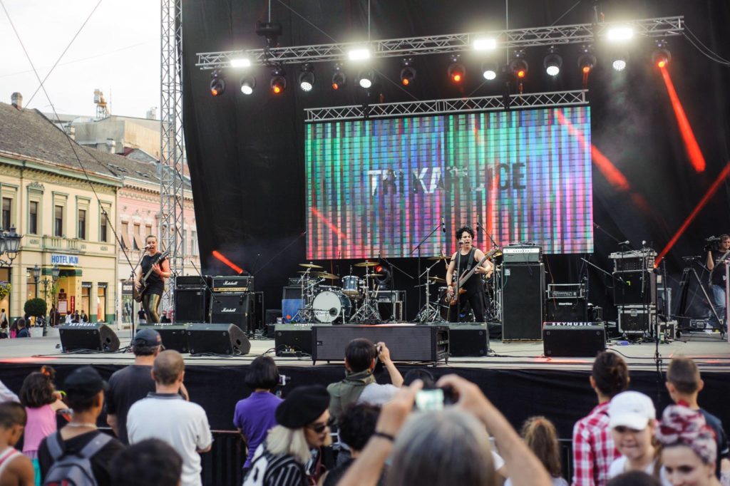 Dan pobede,Trg slobode, Novi Sad/Photo: facebook@exit.festival