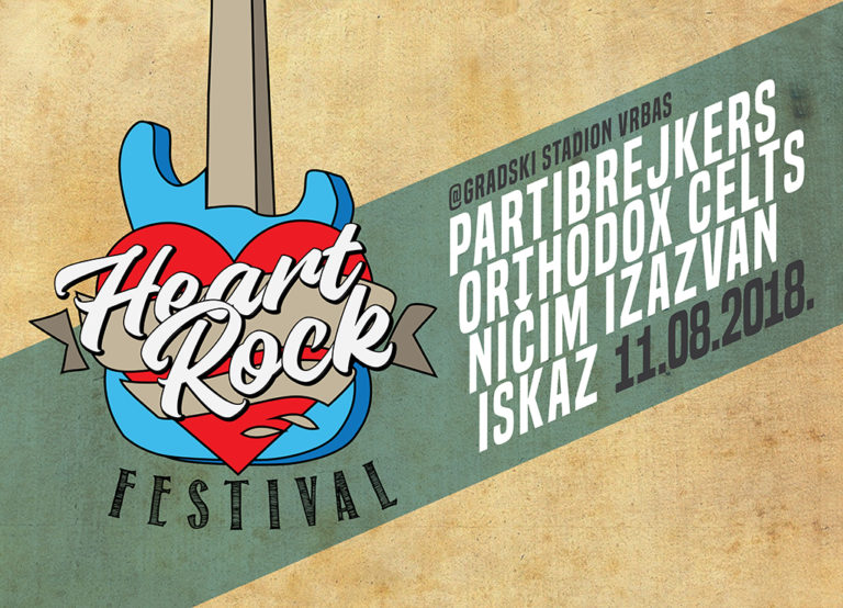Prvi Heart Rock festival 11. avgusta na Gradskom stadionu u Vrbasu… Evo ko vas tamo čeka…