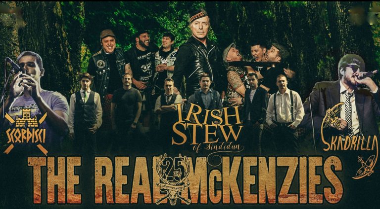 The Real McKenzies 29. avgusta na PRIS Stageu u Božidarcu… Domaća podrška: Irish Stew of Sindidun, Scordisci i Skadrilla
