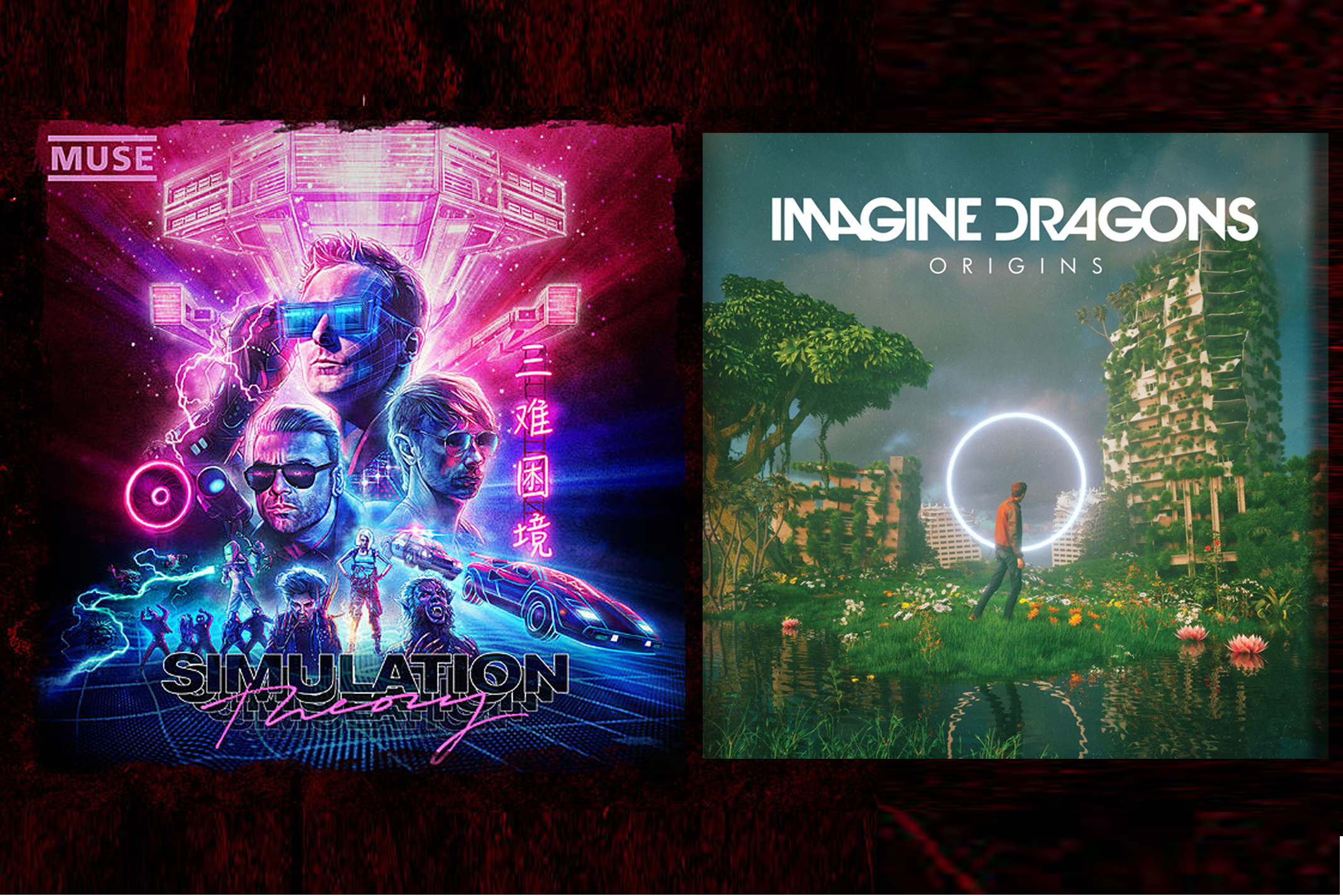 Muse, Imagine Dragons, covers
