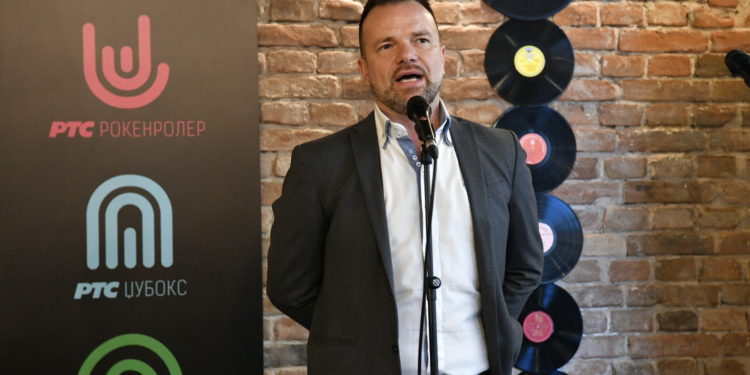 Dejan Cukić, promocija/Photo: Gordan Jović, RTS