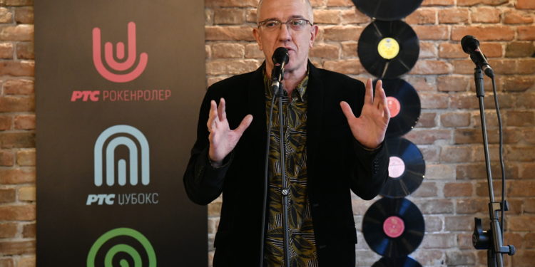 Dejan Cukić, promocija/Photo: Gordan Jović, RTS
