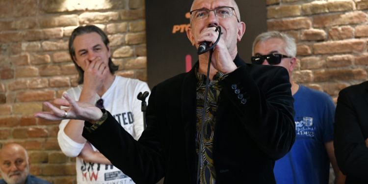 Dejan Cukić, promocija/Photo: Gordan Jović, RTS