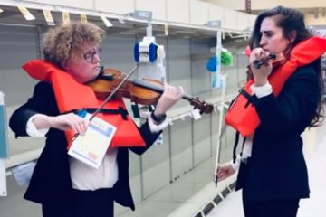 Violinistkinje u supermarketu/Photo: YouTube printscreen