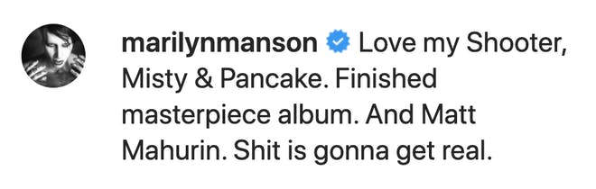 Marilyn-Manson-Instagram-new-album-comment-2020