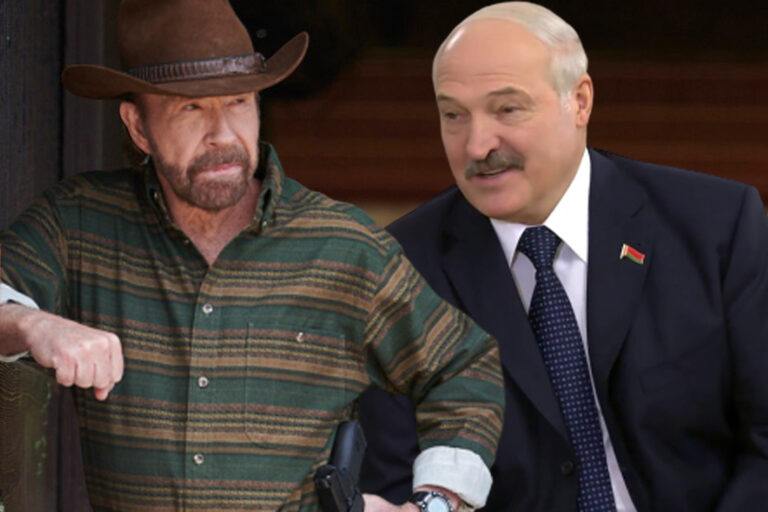 Plakaćeš kao luk dok ga seckam… Čak Noris poslao preteći snimak Lukašenku… i ne, ovo nije vic