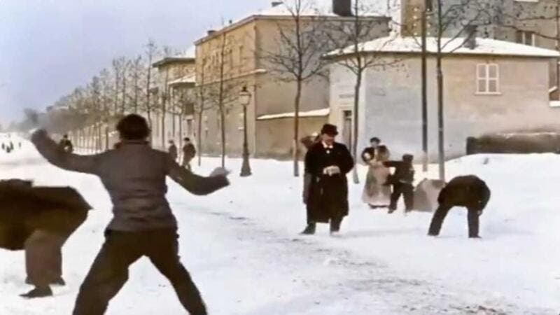 Auguste & Louis Lumière: Snowball Fight