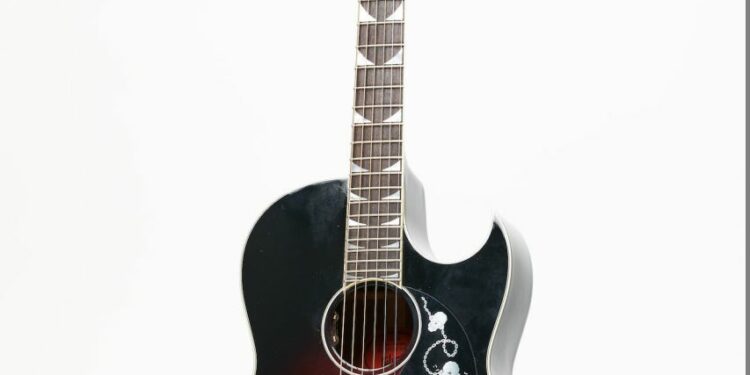 The Gibson Acoustic Dave Mustaine CF-100 Blood Burst