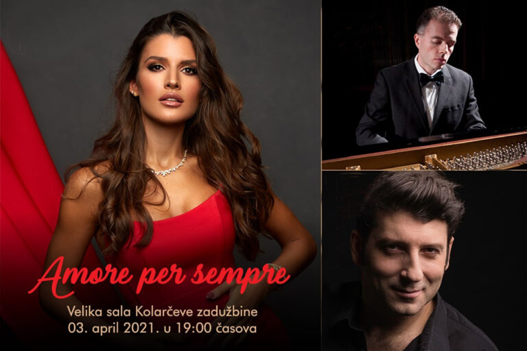 “Amore per sempre”… Operski gala koncert 3. aprila u Kolarčevoj zadužbini