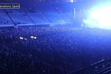 Palau Sant Jordi, koncert benda Love of Lesbian/printscreen