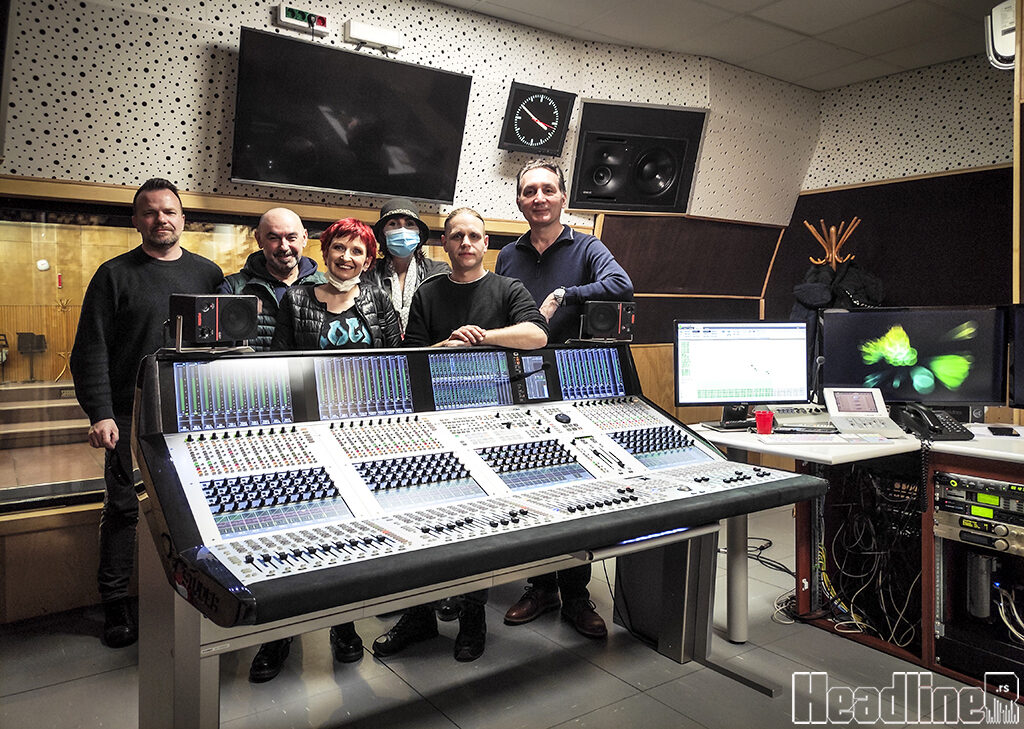Preslušavanje albuma grupe Loud u Studiju 6 Radio Beograda/Photo: Headliner