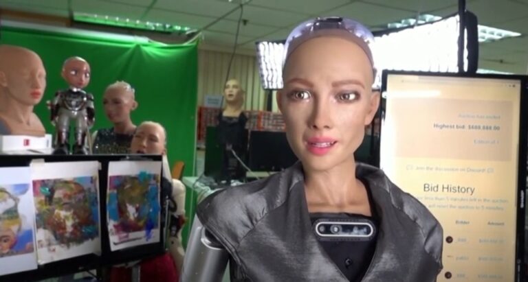 Mi ovom svetu više ne trebamo… Robot umetnica stvorila delo prodato za 688.888 dolara, a uskoro snima i debi album