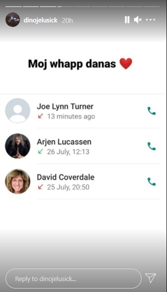 Dino Jelusič whatsapp screenshot