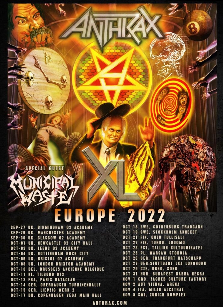 Anthrax turneja