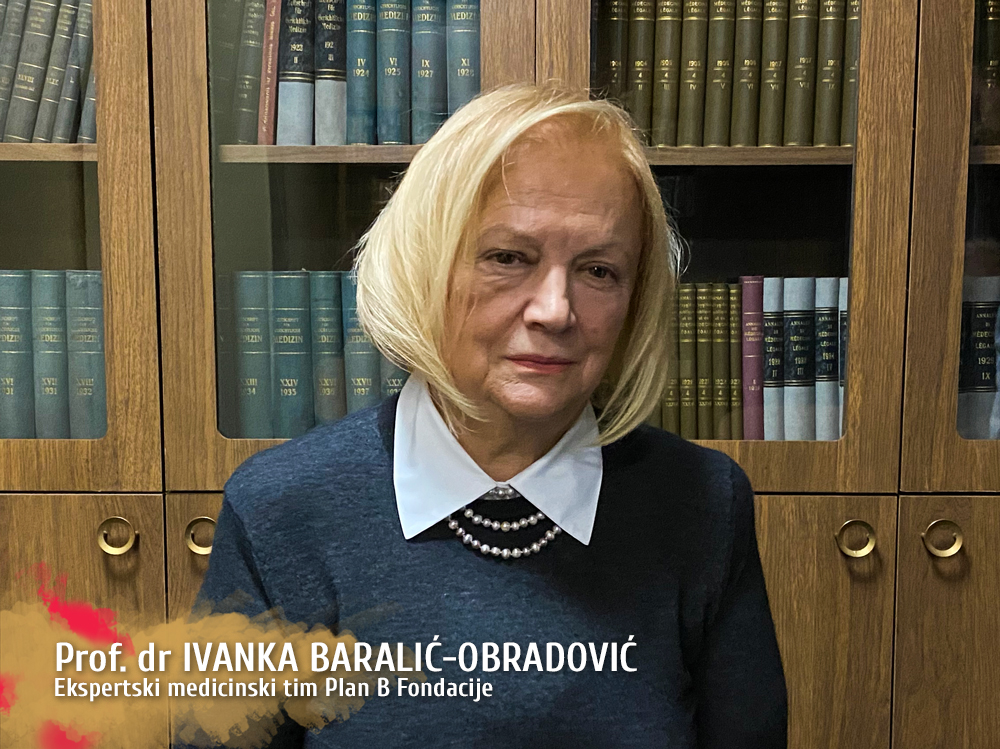 Prof.dr Ivanka-Baralić-Obradović/Photo: Plan B promo