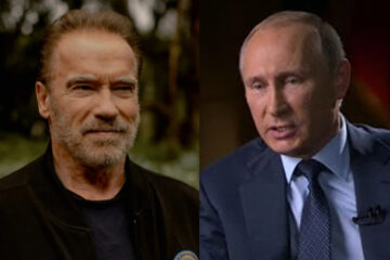 Arnold Švarceneger, Vladimir Putin/Photo: printscreen