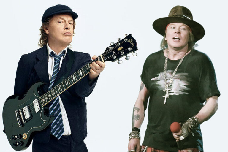 Ima neka tajna veza između Guns N’ Roses i AC/DC… Eksl i ekipa prašili “Back to Black” na koncertu u Španiji