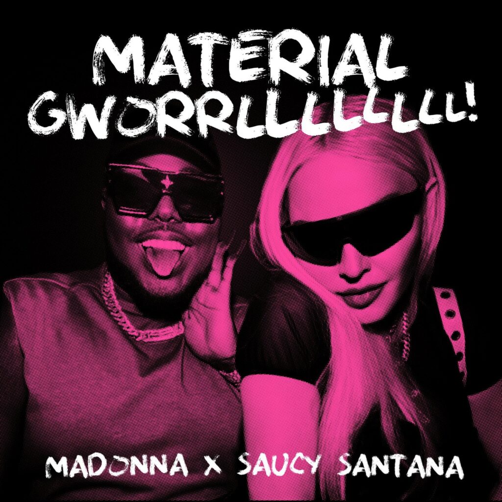 Madonna x Saucy Santana single cover