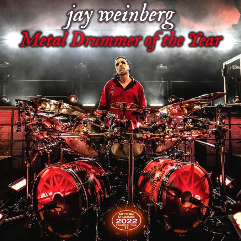 Džej Vajnberg iz Slipknota proglašen za najboljeg metal bubnjara ove godine
