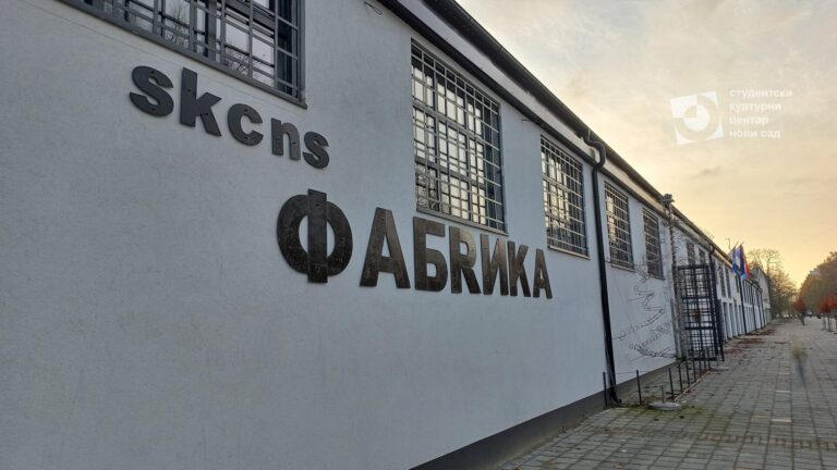 Obaveštenje o otkazivanju događaja u SKCNS Fabrika