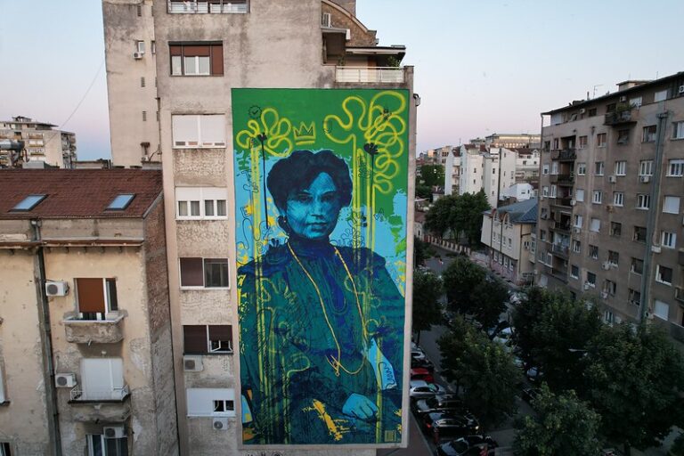 Izuzetne žene Srbije… Završeno oslikavanje murala Jelisaveti Načić u Beogradu