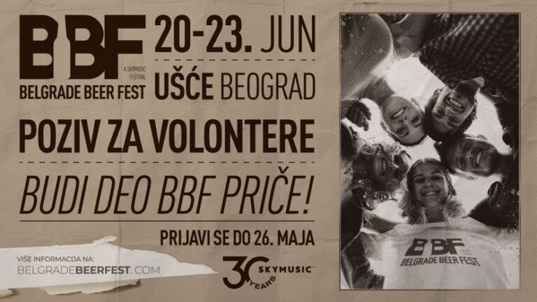 Budi deo priče… Belgrade Beer Fest objavio poziv za volontere