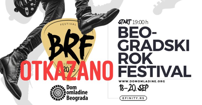 Otkazan 1. Beogradski rok festival