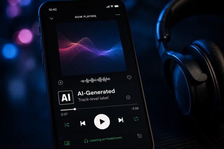 Muzička industrija predstavila novi sistem označavanja pesama nastalih uz pomoć veštačke inteligencije…